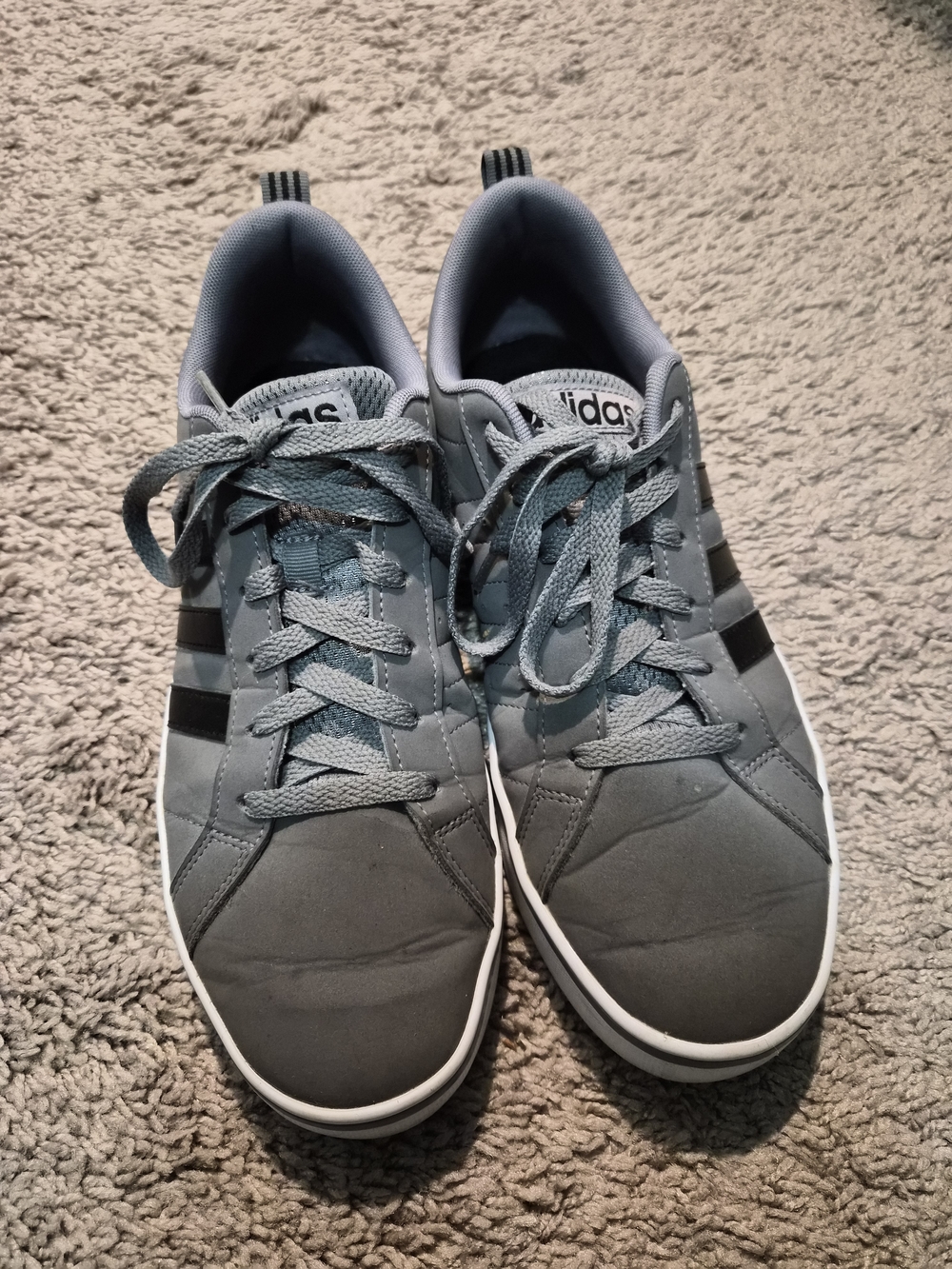 Adidas VS Pace "Grey/Black" – The Ultimate "Jeans & White Tee" Essential –Size 9